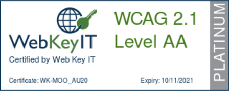 acreditación WCAG 2.1 AA Moodle 3.11